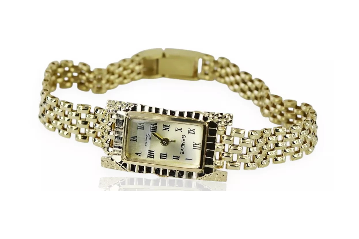 Reloj ★ de oro para damas zlotychlopak.pl Pureza de oro 585 333 ¡★ Precio bajo!