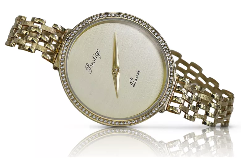 Gold ladies watch ★ zlotychlopak.pl ★ Gold purity 585 333 Low price!