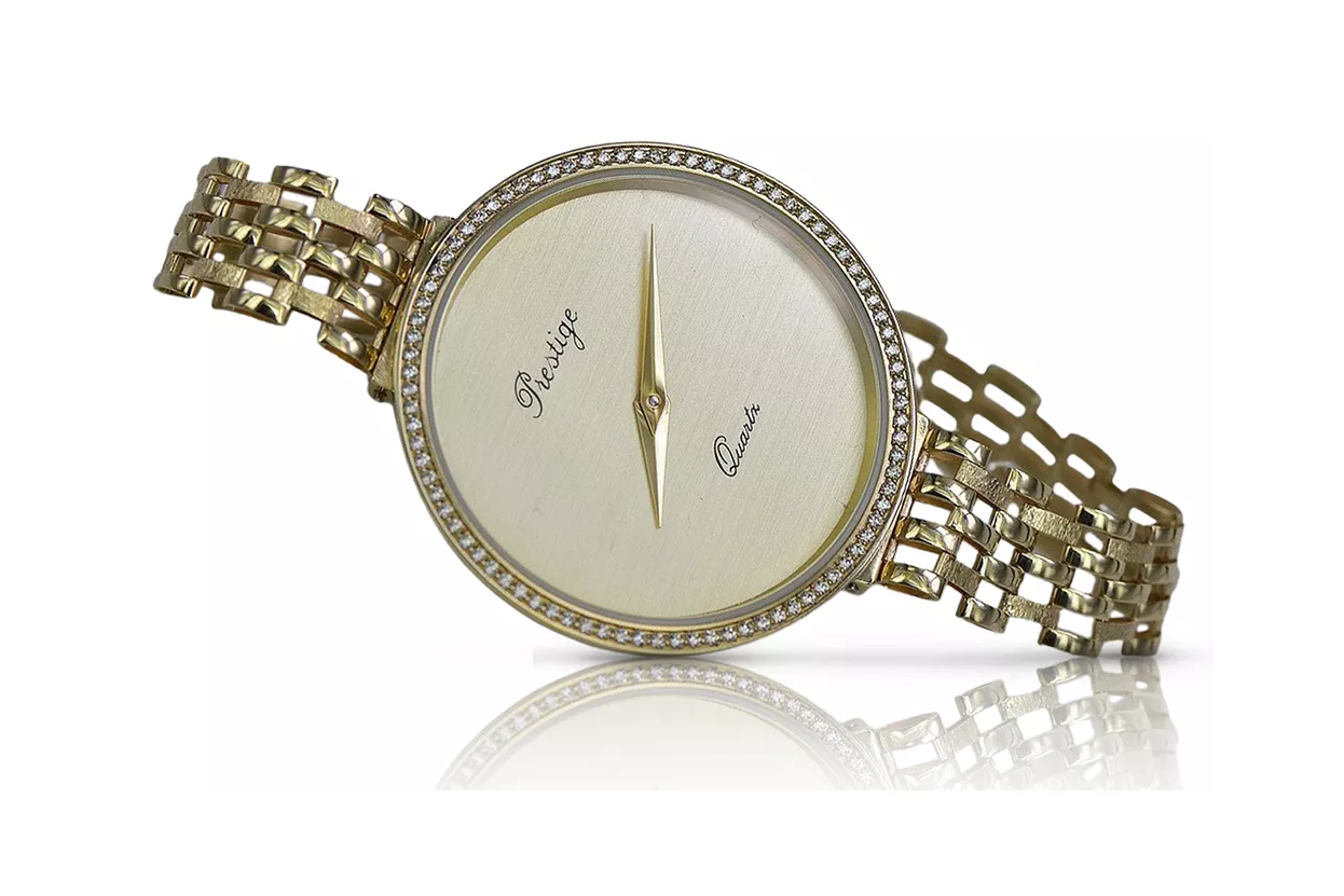 Gold ladies watch ★ zlotychlopak.pl ★ Gold purity 585 333 Low price!