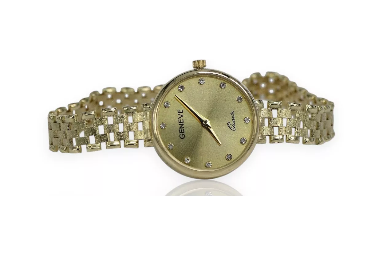 Reloj ★ de oro para damas zlotychlopak.pl Pureza de oro 585 333 ¡★ Precio bajo!