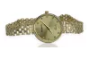 Italian yellow 14k 585 gold lady Geneve watch lw071y