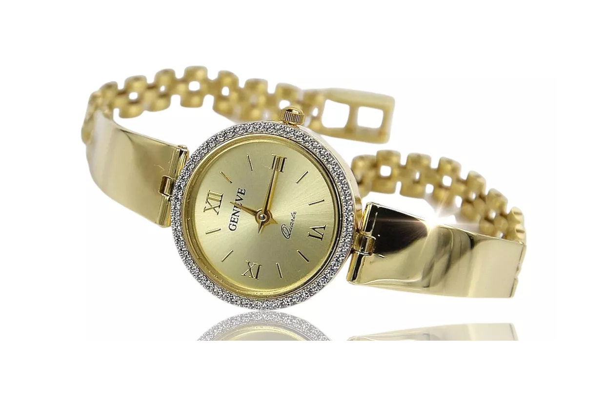 Gold ladies watch ★ zlotychlopak.pl ★ Gold purity 585 333 Low price!