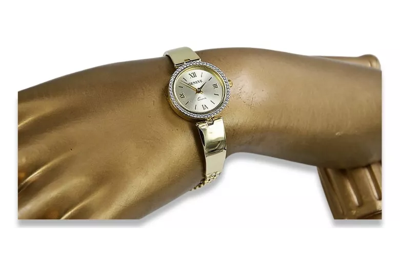 Gold Ladies watch ★ https://zlotychlopak.pl/fr/ ★ Pureté d'or 585 333 Low price!