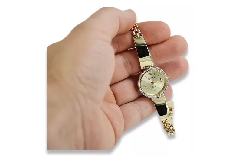 Gold Ladies watch ★ https://zlotychlopak.pl/fr/ ★ Pureté d'or 585 333 Low price!