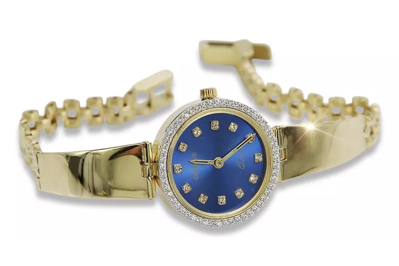 Gold Ladies watch ★ https://zlotychlopak.pl/fr/ ★ Pureté d'or 585 333 Low price!