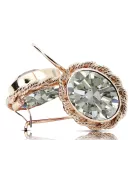 Zircon Original Jahrgang 14K Rose Gold Ring Vintage Stil vec007r