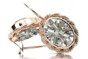 Zircon Original Vintage 14K Rose Gold Earrings Vintage vec007r