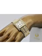 Gold men's watch Geneve ★ zlotychlopak.pl ★ Gold purity 585 333 Low Price!