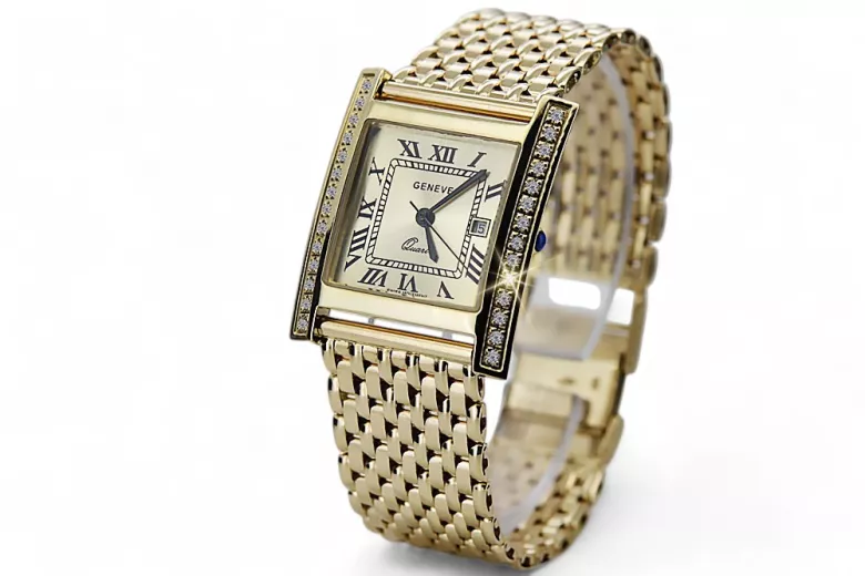 Montre homme en or Geneve ★ https://zlotychlopak.pl/fr/ ★ Pureté de l'or 585 333 Prix bas !