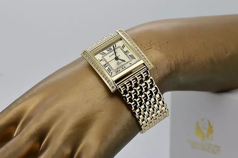 Reloj para hombres de oro Geneve ★ https://zlotychlopak.pl/es/ ★ Pureza de oro 585 333 Precio bajo!