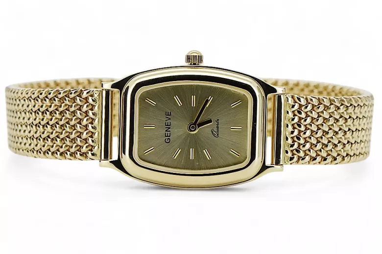 Reloj para hombres de oro Geneve ★ https://zlotychlopak.pl/es/ ★ Pureza de oro 585 333 Precio bajo!