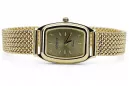 Gold men's watch Geneve ★ zlotychlopak.pl ★ Gold purity 585 333 Low Price!