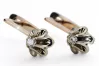 Rose pink white 14k 585 gold diamond earrings ved197rw Vintage Russian Soviet style