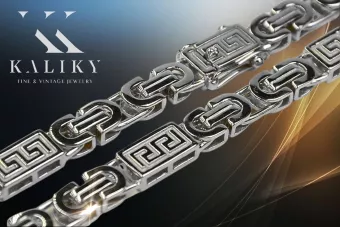 ρωσική χρυσή αλυσίδα σε ροζ χρυσό