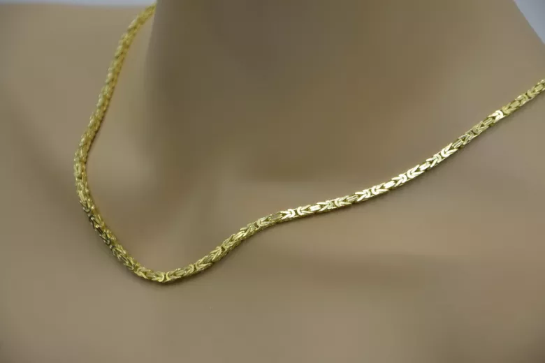 Yellow rose gold chain ★ russiangold.com ★ Gold 585 333 Low price