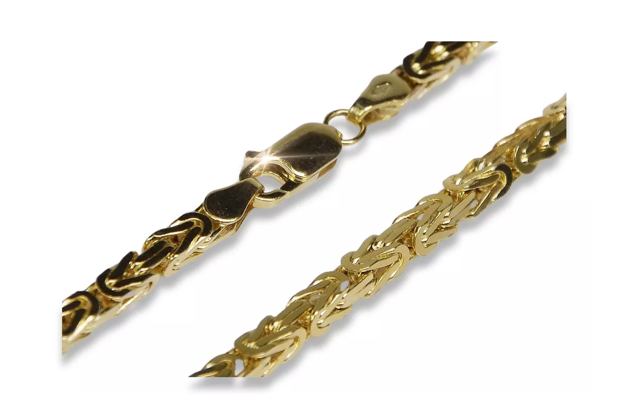 Yellow rose gold chain ★ russiangold.com ★ Gold 585 333 Low price