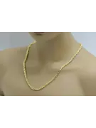 Yellow rose gold chain ★ russiangold.com ★ Gold 585 333 Low price