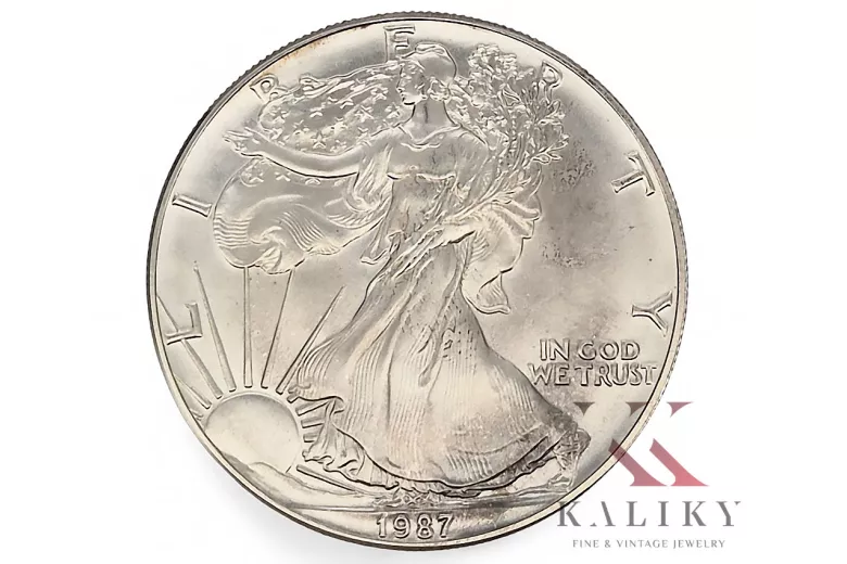 American Eagle 1 oz Argent US Mint Ag.999 voth002