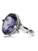 Anneau Vintage Alexandrite Argent sterling 925 vrc369s