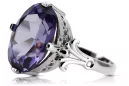 Alexandrite Sterling silver 925 Ring Vintage style vrc369s