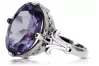 Alexandrite Sterling silver 925 Ring Vintage style vrc369s