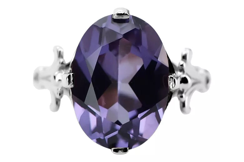 Anneau Vintage Alexandrite Argent sterling 925 vrc369s