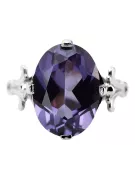 Alexandrite Sterling silver 925 Ring Vintage style vrc369s