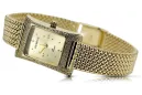 Gold men's watch Geneve ★ zlotychlopak.pl ★ Gold purity 585 333 Low Price!