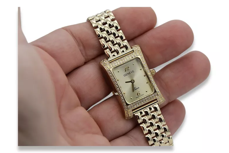 Montre hommes d'or Geneve ★ https://zlotychlopak.pl/fr/ ★ Pureté d'or 585 333 Low Price!