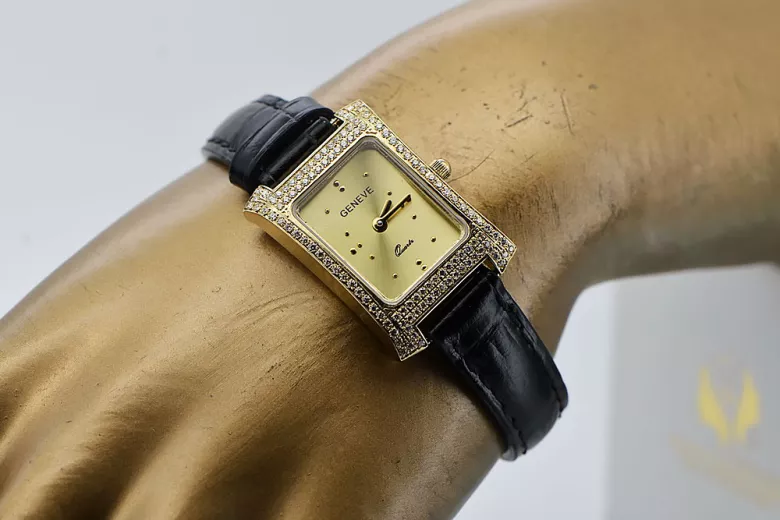 Gold Ladies watch ★ https://zlotychlopak.pl/fr/ ★ Pureté d'or 585 333 Low price!