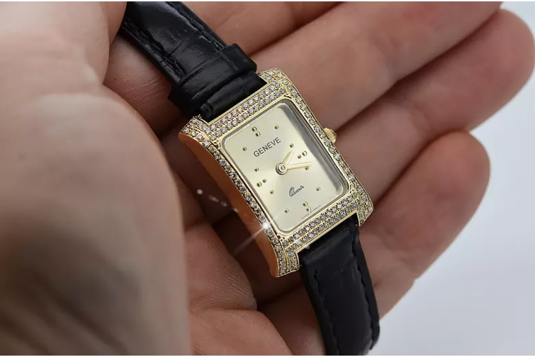 Gold Ladies watch ★ https://zlotychlopak.pl/fr/ ★ Pureté d'or 585 333 Low price!