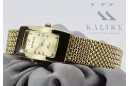 Gold men's watch Geneve ★ zlotychlopak.pl ★ Gold purity 585 333 Low Price!