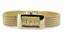 Gold men's watch Geneve ★ zlotychlopak.pl ★ Gold purity 585 333 Low Price!