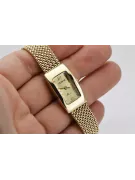 Gold men's watch Geneve ★ zlotychlopak.pl ★ Gold purity 585 333 Low Price!