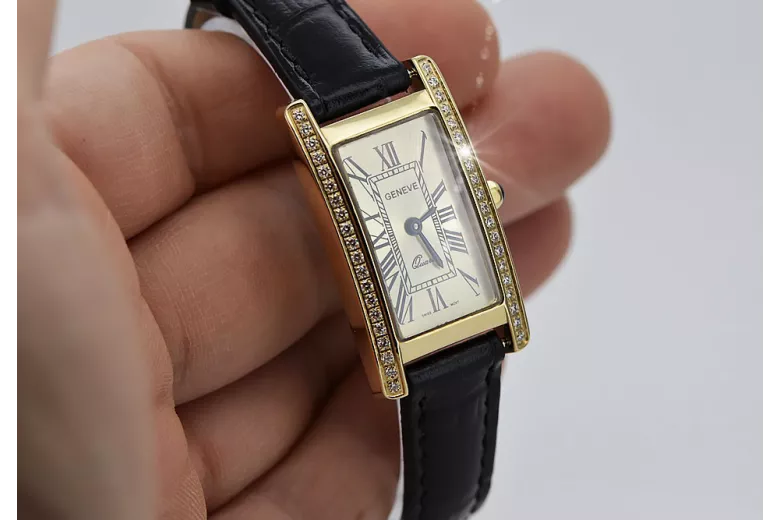 Gold ladies watch ★ zlotychlopak.pl ★ Gold purity 585 333 Low price!