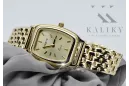 Gold men's watch Geneve ★ zlotychlopak.pl ★ Gold purity 585 333 Low Price!