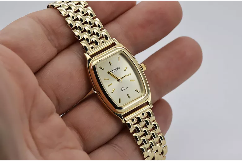 Reloj para hombres de oro Geneve ★ https://zlotychlopak.pl/es/ ★ Pureza de oro 585 333 Precio bajo!