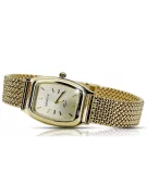 Gold men's watch Geneve ★ zlotychlopak.pl ★ Gold purity 585 333 Low Price!