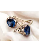 Sapphire Original Vintage 14K Rose Gold Cercei Vintage craft vec029r