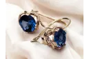 Sapphire Original Vintage 14K Rose Gold Cercei Vintage craft vec029r