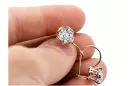 Сережки Vintage style Zircon Original Vintage 14K Rose Gold vec029r