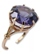 Sovietic rus a crescut 14k 585 aur Alexandrite Ruby Emerald Safir Zircon inel vrc073