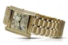 Yellow 14k gold men's watch Geneve mw010ydg&mbw007y