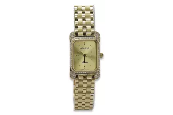 Goldene Herrenuhr Geneve ★ zlotychlopak.pl ★ Gold Reinheit 585 333 Niedriger Preis!