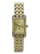 Gold men's watch Geneve ★ zlotychlopak.pl ★ Gold purity 585 333 Low Price!