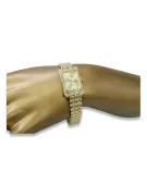 Gold men's watch Geneve ★ zlotychlopak.pl ★ Gold purity 585 333 Low Price!