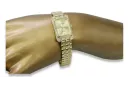 Gold men's watch Geneve ★ zlotychlopak.pl ★ Gold purity 585 333 Low Price!