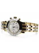 Yellow gold men's Lady Geneve round watch mw068yw