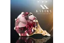 Ruby Original Vintage 14K Rose Gold Inel Bijuterii vintage vrc073