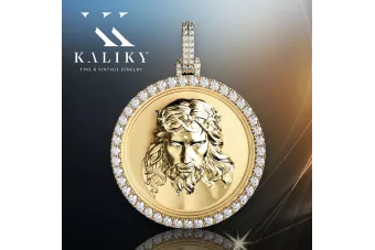 Colgante de oro ★ https://zlotychlopak.pl/es/ ★ Muestra de oro 585 333 bajo precio